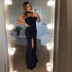 BLACK GOWN DRESS.